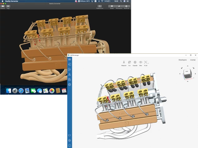3D PDF and PRC Import, USDZ Export, and Windows Forms Support in CAD Exchanger 3.9.1