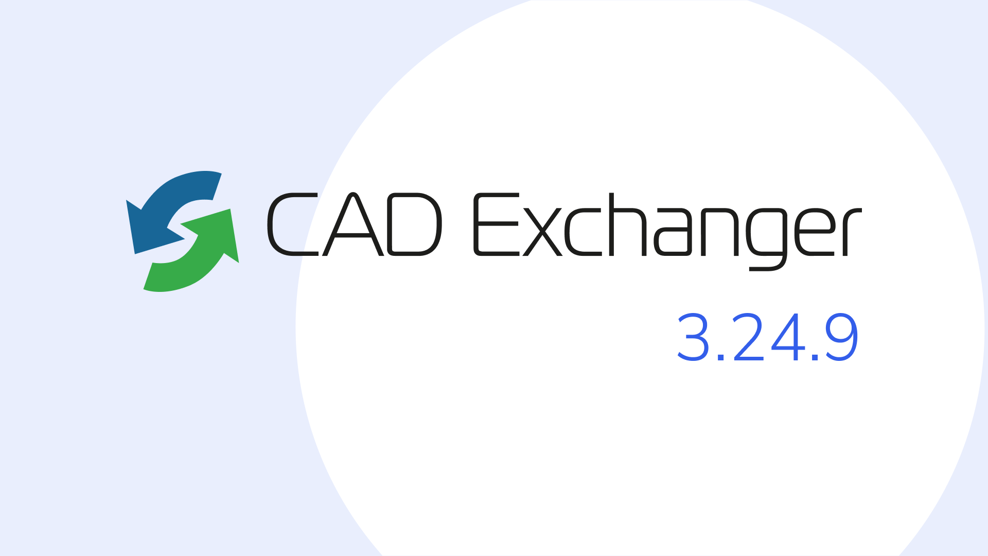 Support of Eyeshot 2024 and new format versions, designation of hidden scene graph elements in CAD Exchanger 3.24.9