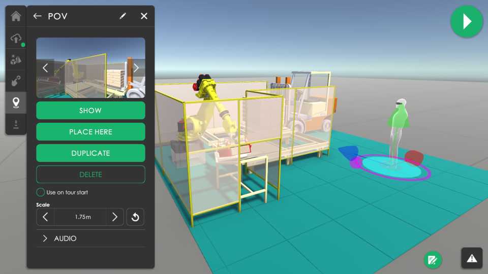 Fig. 2. eachTick leverages CAD Exchanger to import users’ data into Unity-based Virtofy