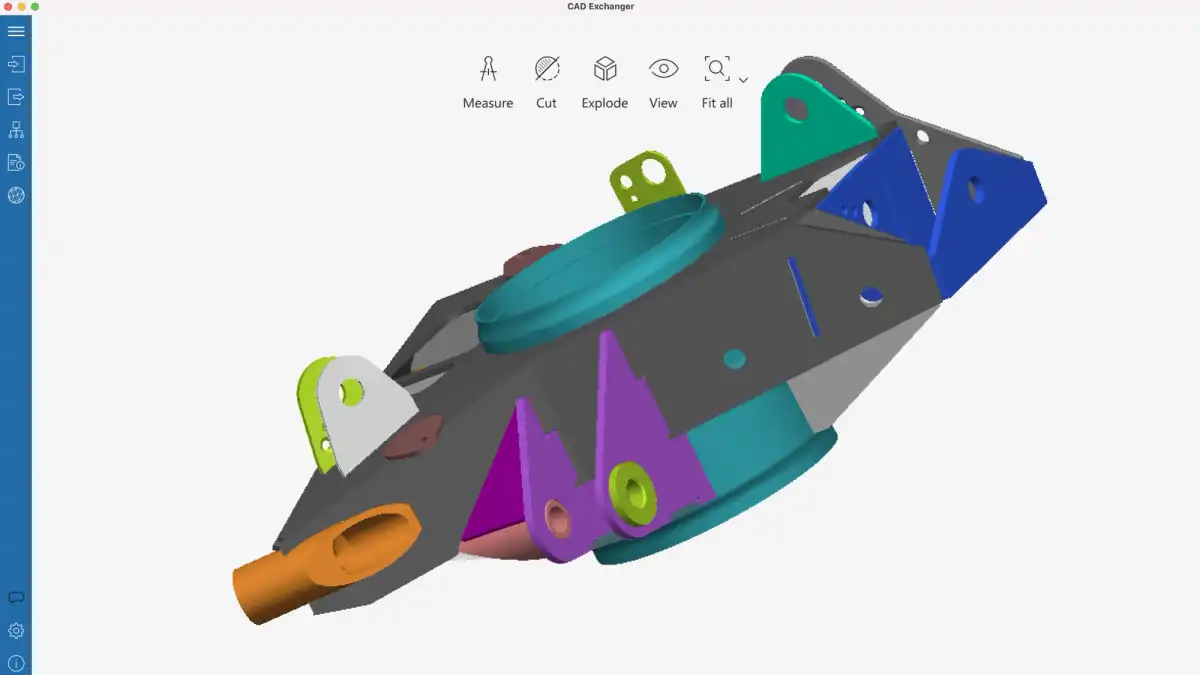 CATIA polygonal geometry import in CAD Exchanger