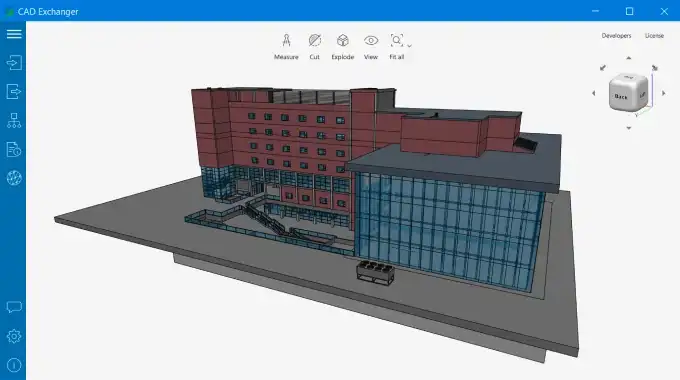 Fig. 1. IFC models typically describe buildings or other civil engineering structures.