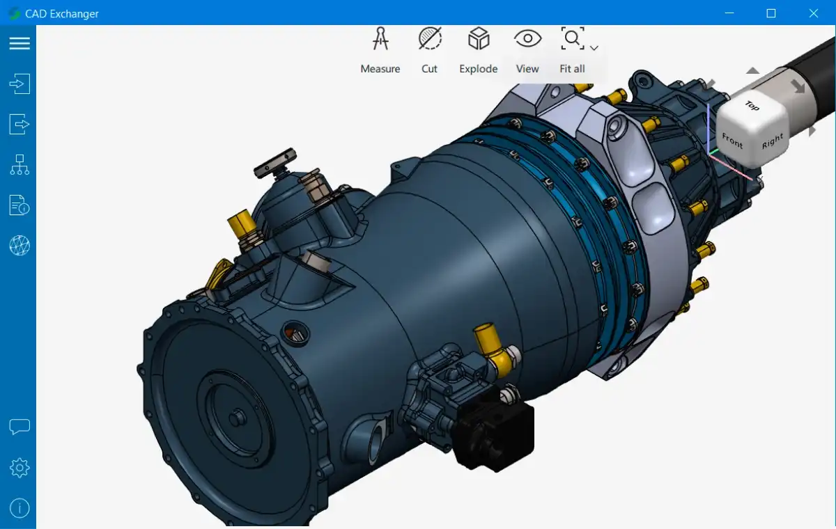 Fig. 1 A colored CAD model