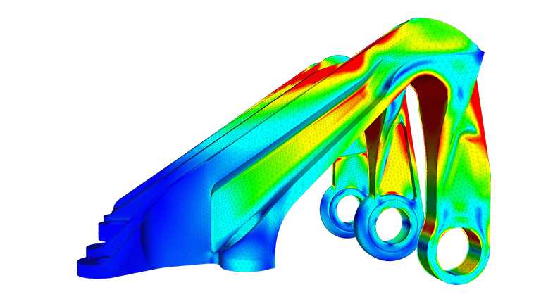 Meshes are used in CAE, applying Finite-Element Methods (FEM) in particular.