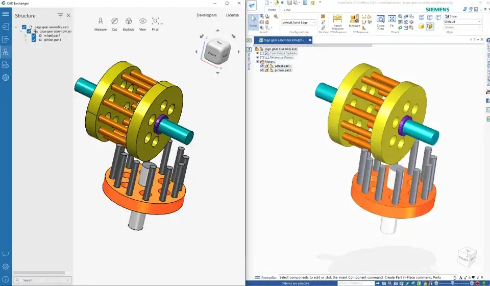 Solid Edge import in CAD Exchanger SDK