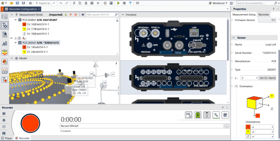 CAD models imported into ArtemiS SUITE 