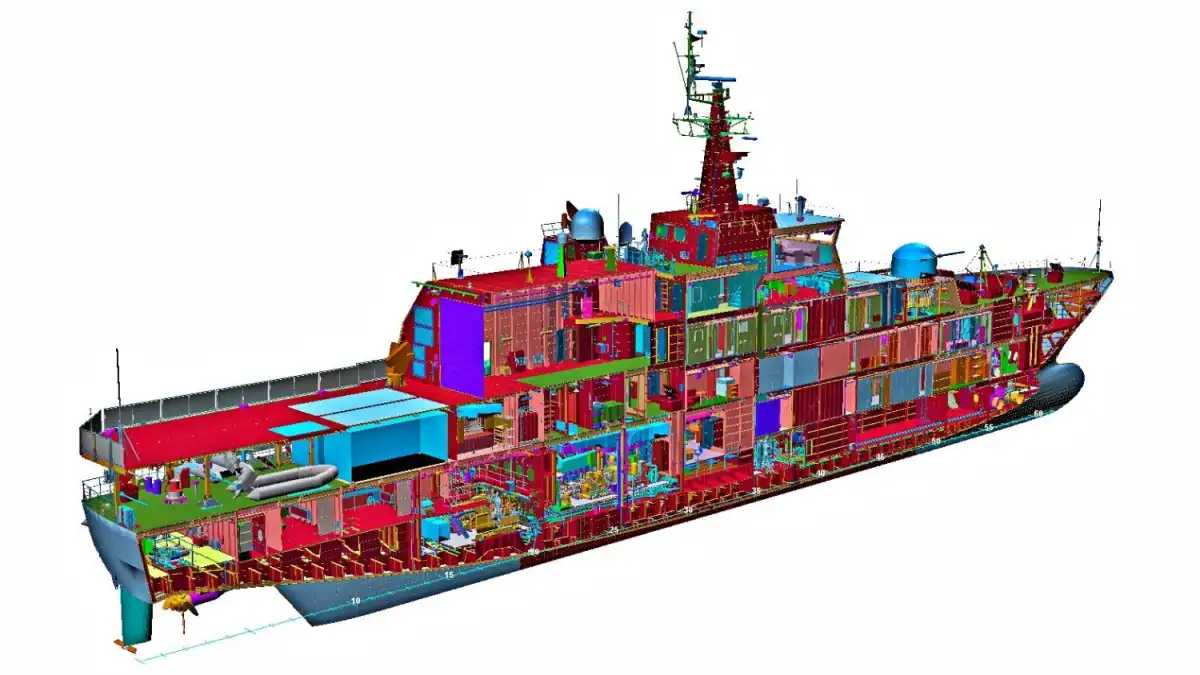 Offshore patrol vessel designed in SENER’s FORAN System