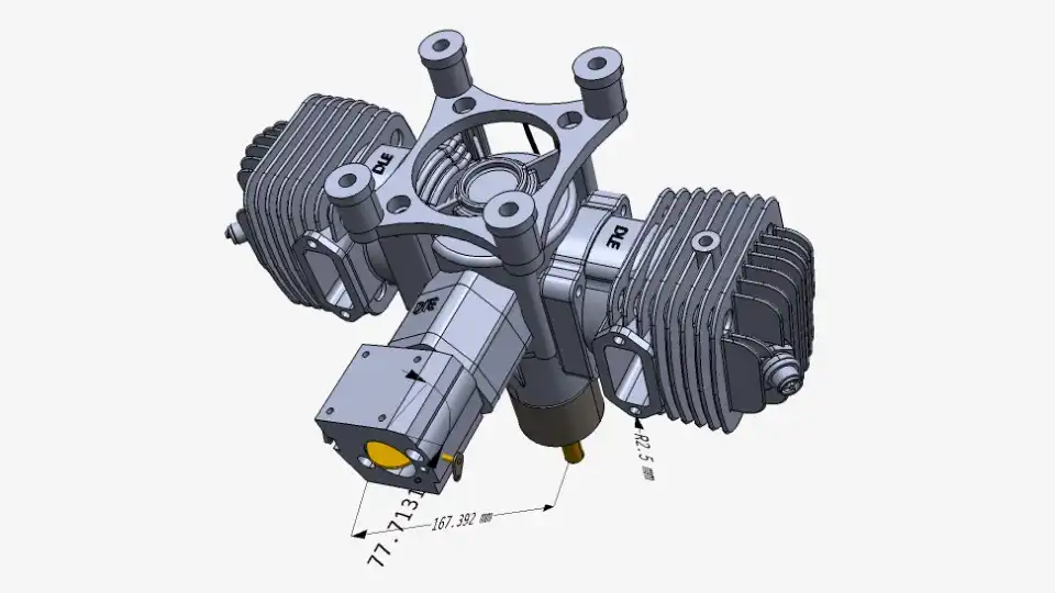 Measurements in 3D CAD visualization