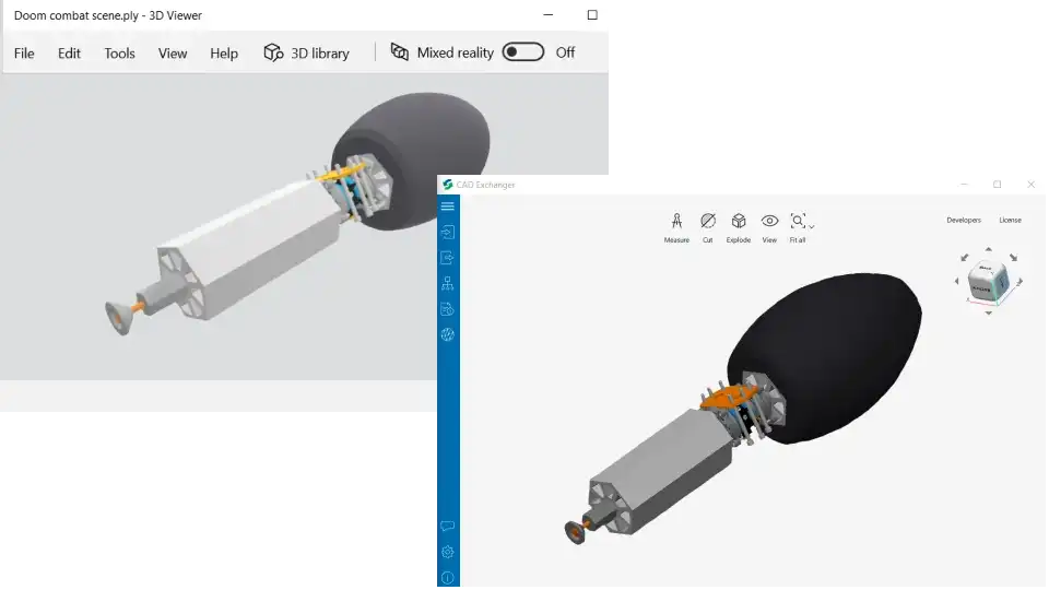 glTF import in CAD Exchanger 3.9.2