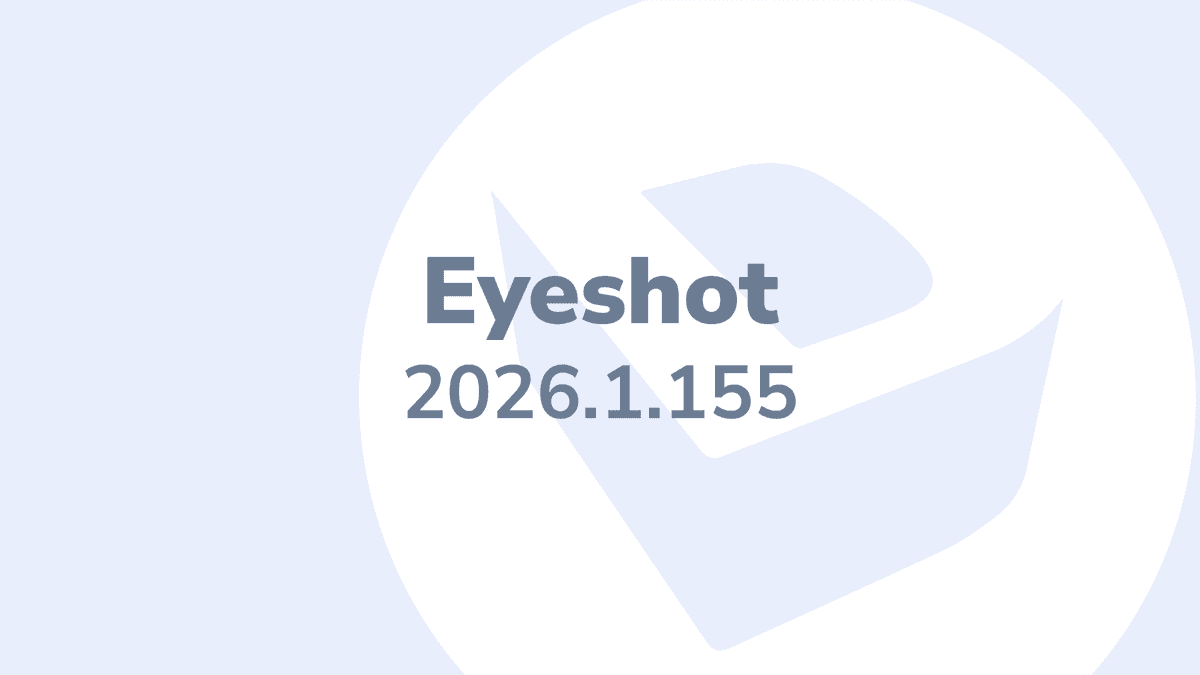 Eyeshot 2026 support